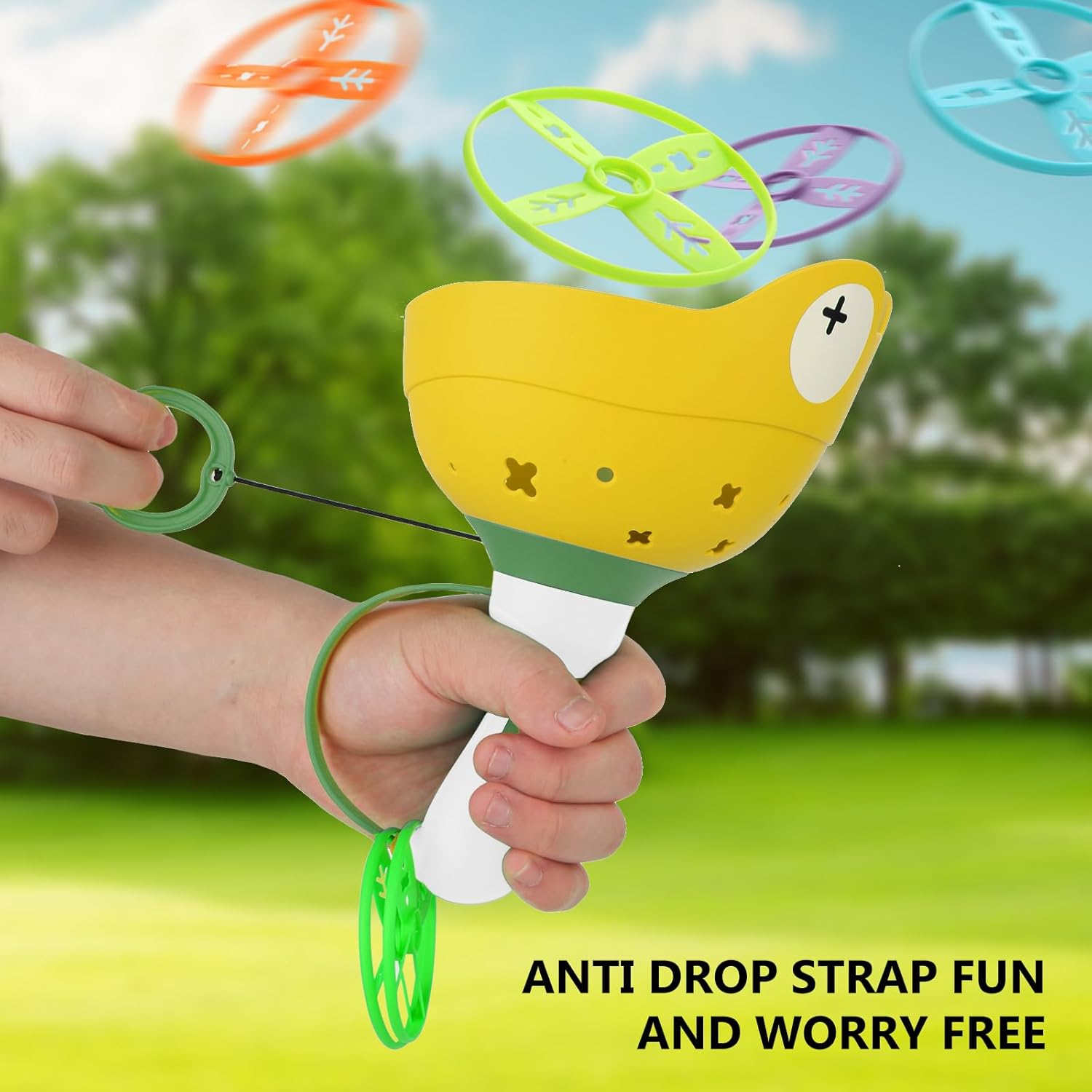 Outdoor Toys for Kids Ages 4-8 Kids Outdoor Flying Toys Manual Capture Catching for Toddlers 3 4 5 6 7 8 Years Old Christmas Easter Birthday Gifts Boys Girls