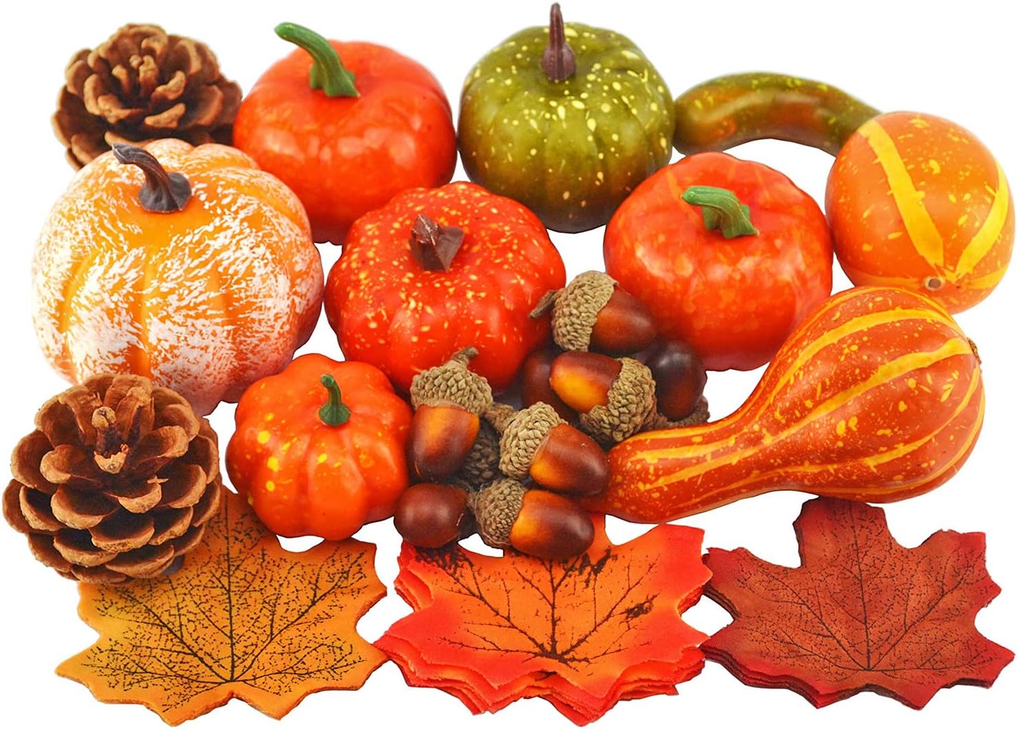 Mixture of Artificial Pumpkins 50pcs