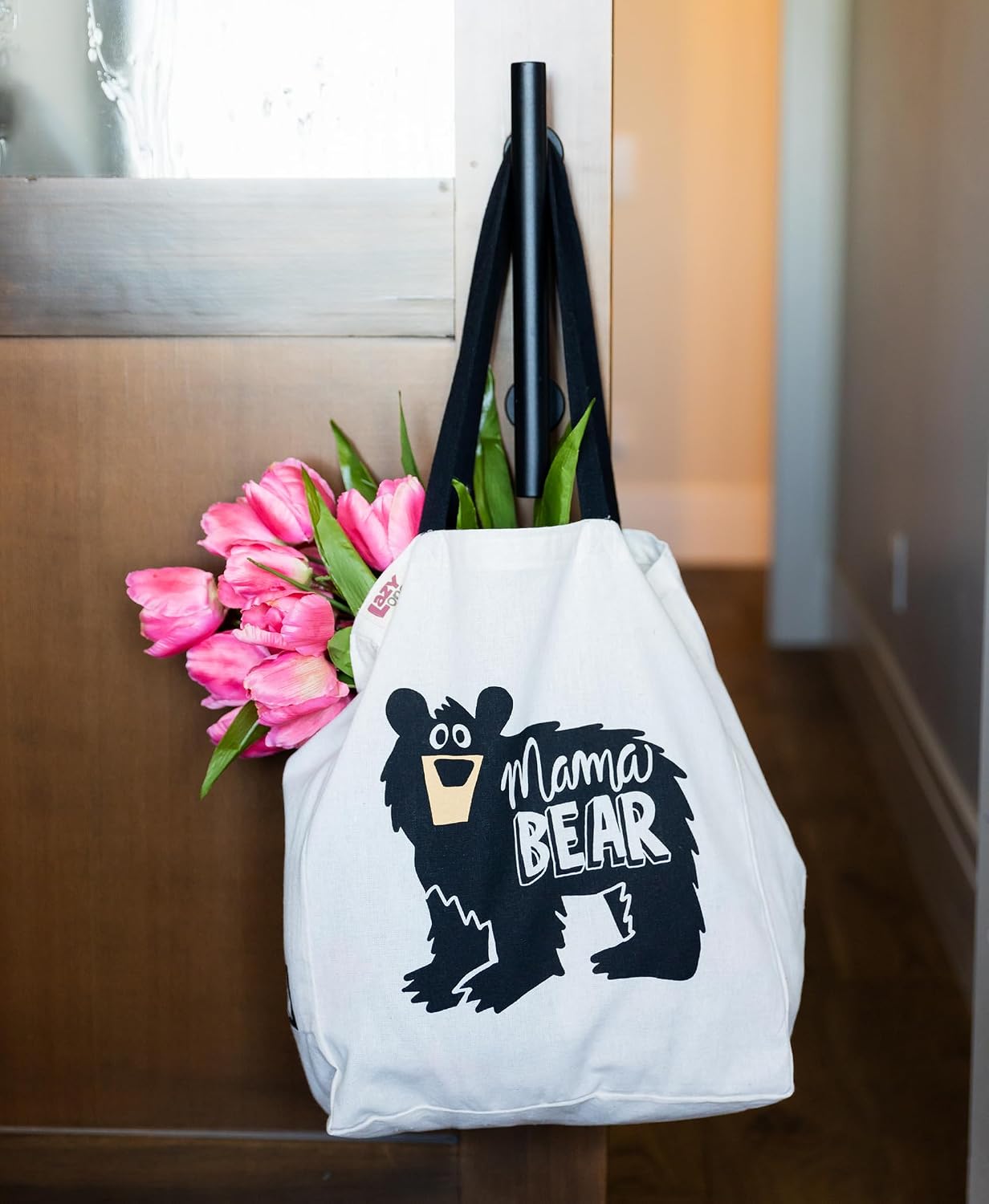 Lazy One Canvas Tote Bag, Novelty Tote Bag for Women and Men, Reusable Shopping Bags, Perfect for Shopping, Travel and Work