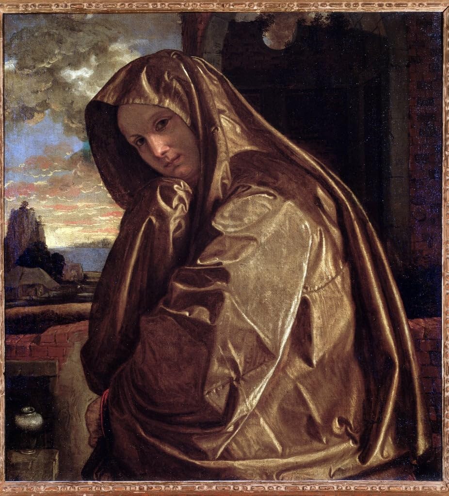 Cuadro de Santa María Magdalena en lienzo de 60x90cm con nitidez y color profundo 5
