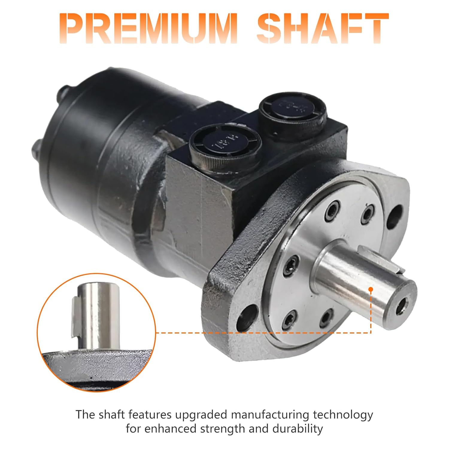 Hydraulic Motor 101-1037-009 1011037009 101-1037 1011037 for Gerotor Motor Replacement for Eaton Char-Lynn H Series | Direct Fit | OE Standard