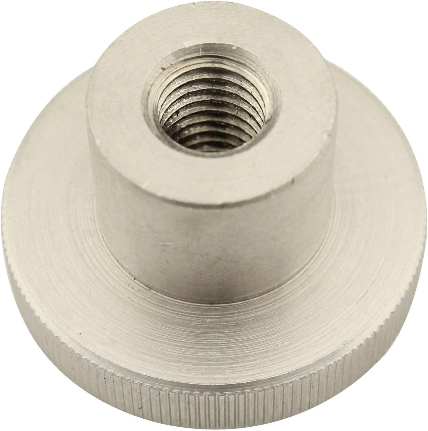 Rändelmuttern M6 (100 Stück) - Niedrige Form Aus Rostfreiem Edelstahl A1, DIN 467