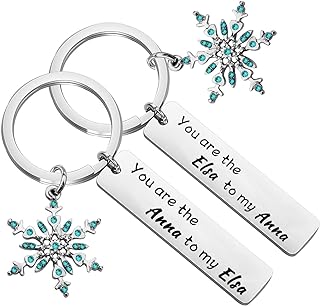 Elsa Anna Jewelry Queen Elsa Princess Anna Gift You’re The Anna to My Elsa Keychain Set