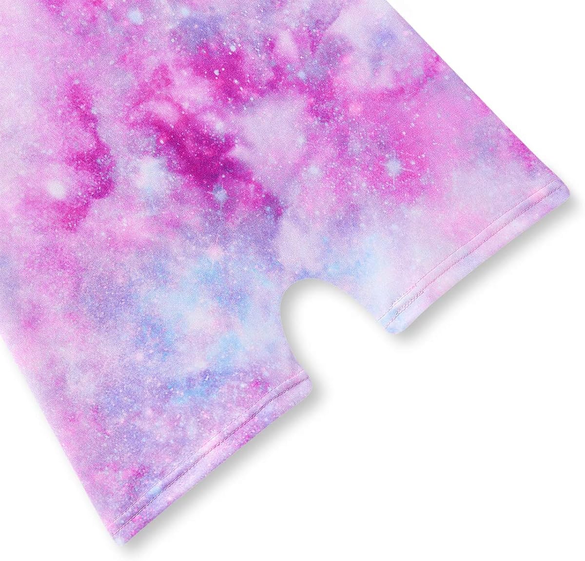 Leotards for Girls Gymnastics with Shorts Butterfly Unicorn Mermaid Dance Unitards Biketards Hotpink Black