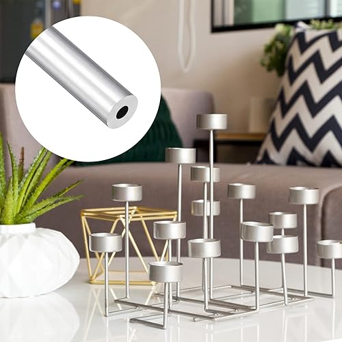 Miniatura 28 de METALLIXITY Tubo de aluminio 6063 (0.394 in de diámetro x 0.276 in de diámetro interior x 11.811 in de largo), 2 piezas, tubo redondo de aluminio