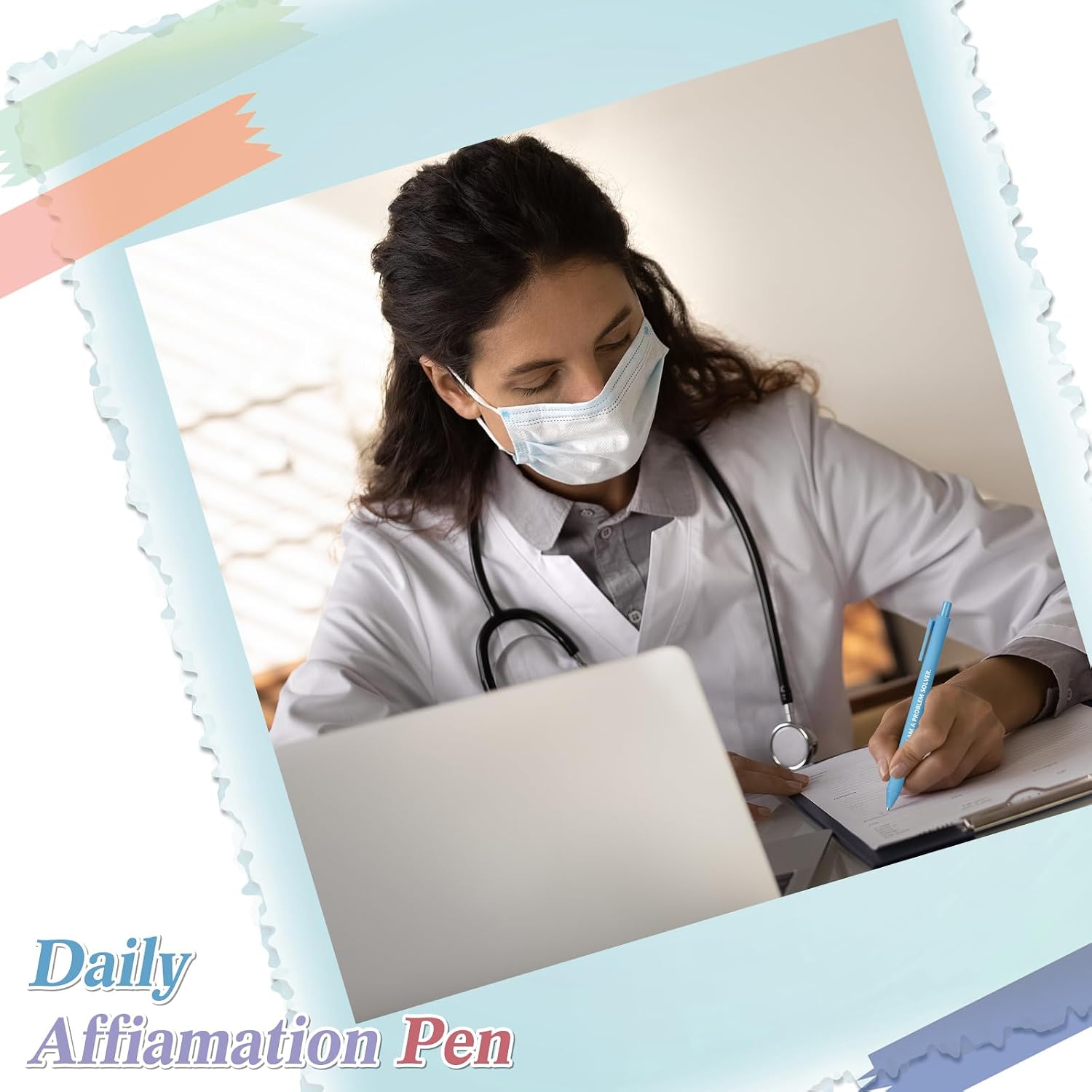 Geyoga 50 Pcs 2026 Cna Nurses Week Gifts Bulk Inspirational Pens Mental Health Gifts Positive Affirmation Quote Pens with Sayings for Adult Coworkers Employee Staff Team Office(Colorful,Nurse)
