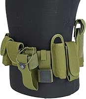 Vista 4 de Aplicación de la ley Utilidad Cinturón táctico multifuncional al aire libre entrenamiento cinturón bolsa senderismo cinturón patrulla militar