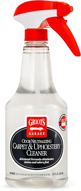 Griot's Garage Odor Neutralizing Carpet and Upholstery Cleaner
