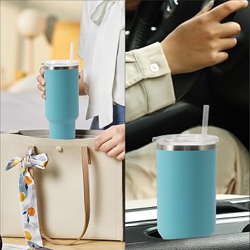 2 PCS Straw Lid for 20oz Yeti Tumbler