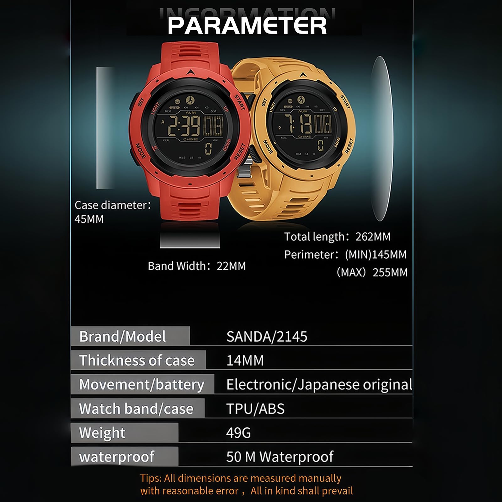 Flintronic Montre Podomètre, sous-Marin Montre de Plongée, Pédomètre Montres Bracelet Homme avec Comptage de Pas Calories Distance, pour Garçons et Filles Enfants