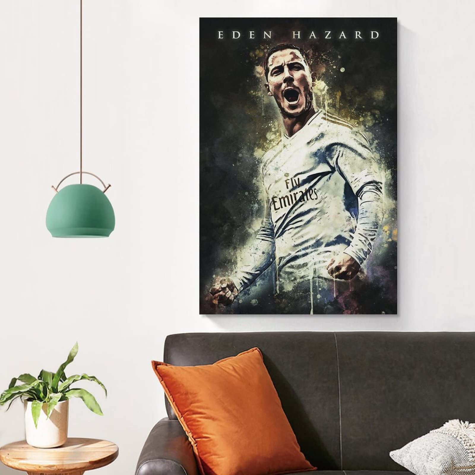 Amazon.co.jp: サッカー選手エデン・ハザードHDスポーツポスター