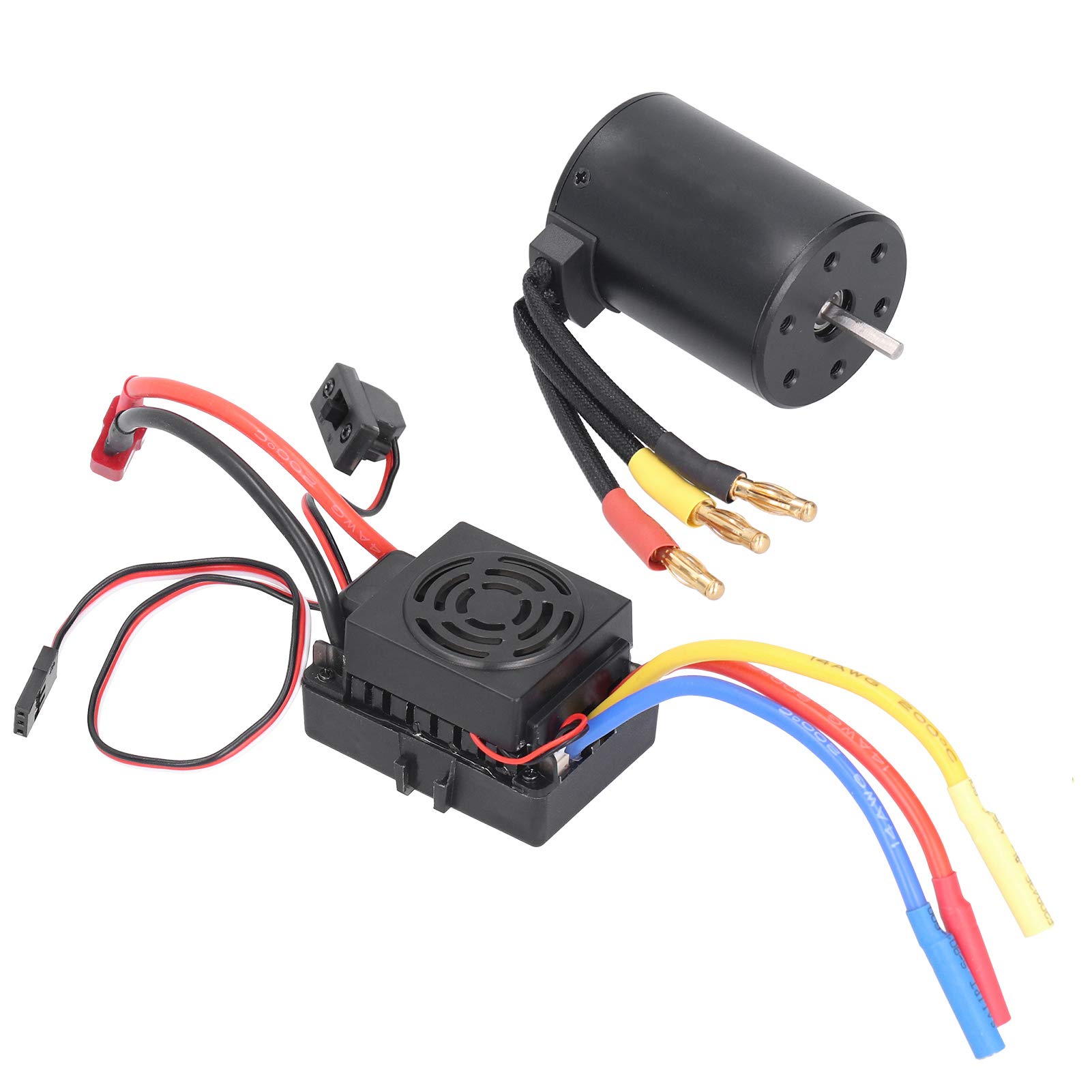 3650 Set di parti ESC brushless impermeabile 3900KV per motore brushless 60A per auto RC 1/10