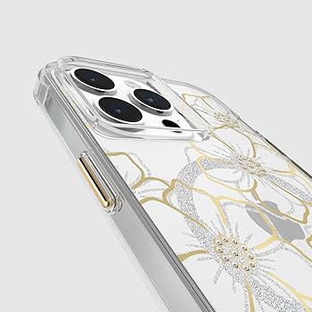 ♡iPhone⑬Proゴールド♡ Amazon.com: Case-Mate iPhone 15 Pro Max Case - Floral Gems