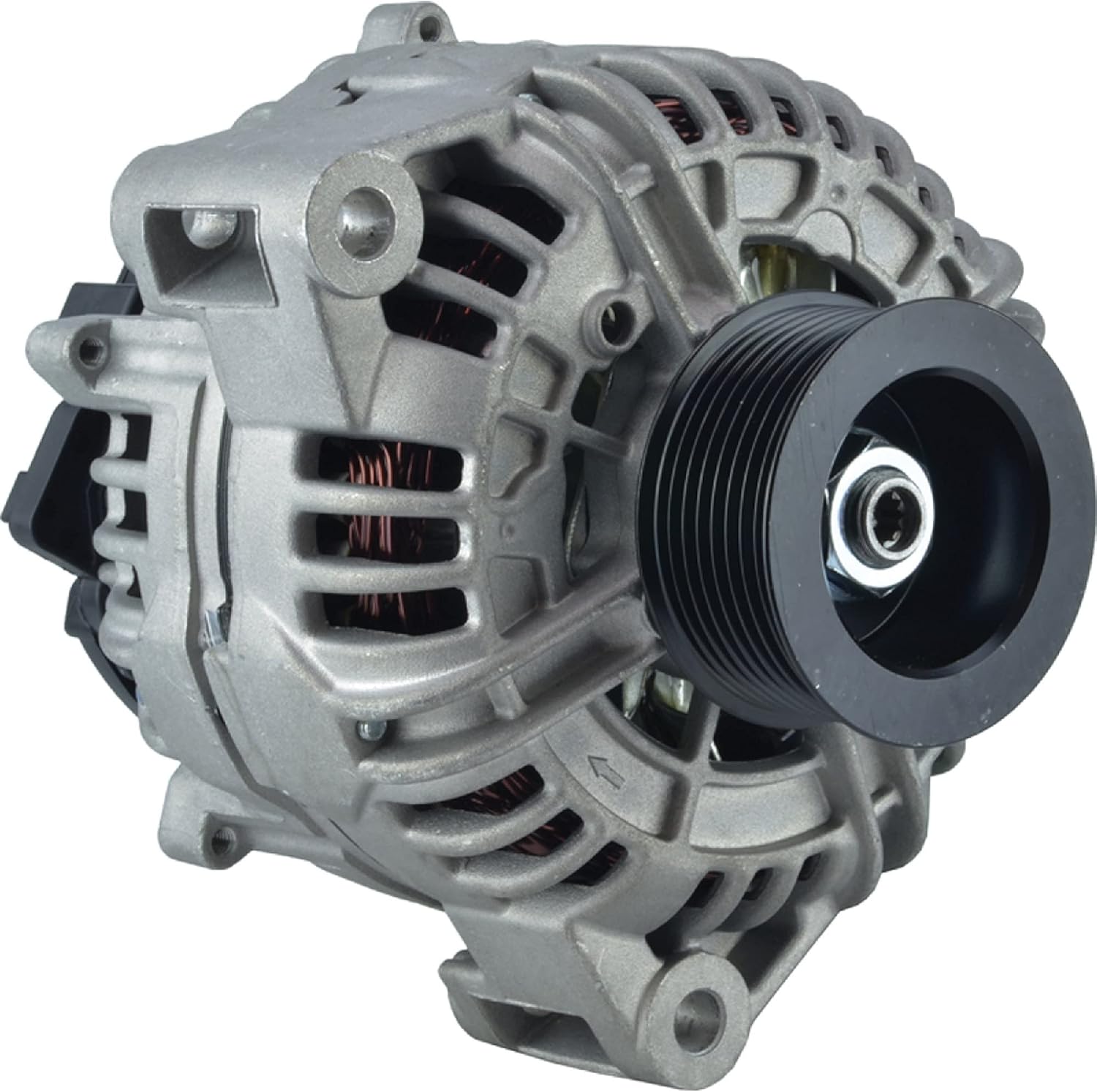 DB Electrical ROTA0172 Alternator Compatible with/Replacement for 0.125 Clock 130 amp CW Rotation 24V John Deere 6135HFC09, 6135HFC95, 6135HFG06 124655080