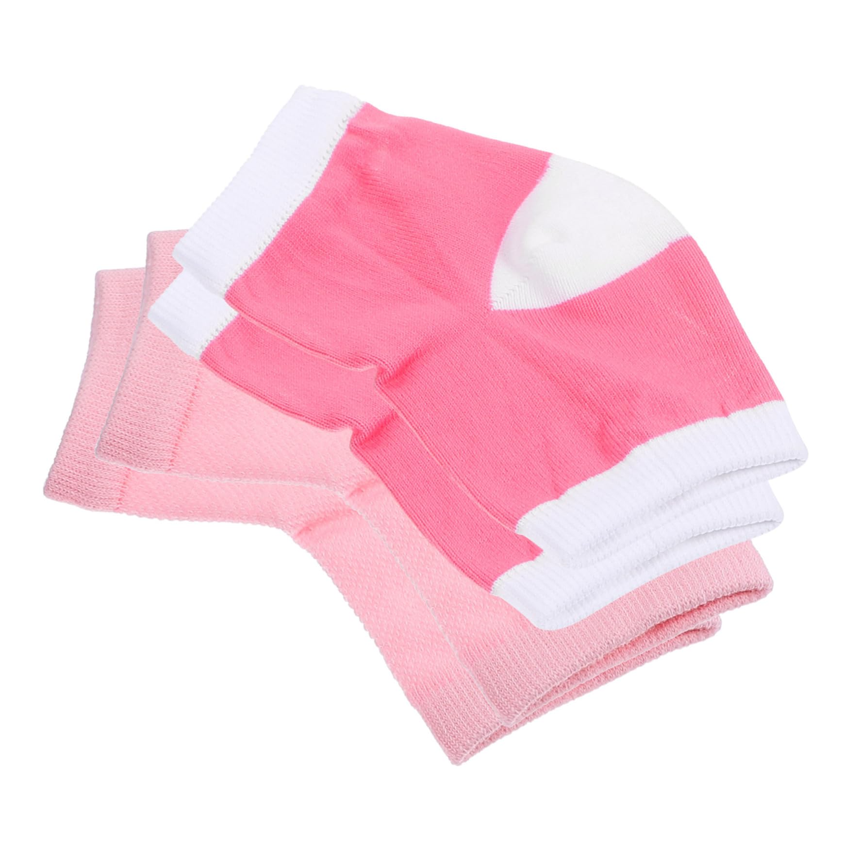 FOMIYES Portable Foot Support 2 Pairs Dry Cracked Heels Preventing Socks Elastic Heel Socks Gel Padding