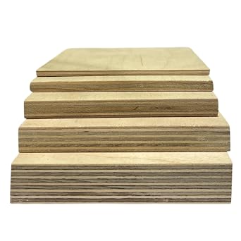 1/2 / 12mm Baltic Birch Plywood for Laser & CNC Cutting and Engraving (Baltic Birch Plywood, 24 x 24)