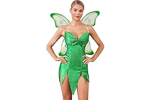 Women's Forest Fairy Tinkerbell Costume Dress
