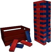 Vista 21 de Tailgating Pros Maderas gigantes de primera calidad con caja manchada: ¡elige los colores de tu equipo! Juego de patio al aire libre gigante