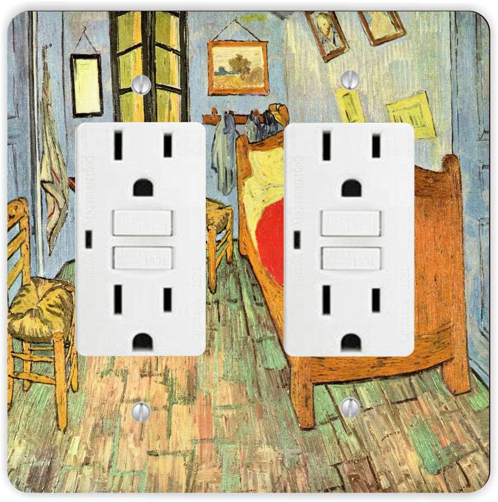 Van Gogh Art Van Gogh's Bedroom - Light Switch Plate Cover - Double Toggle Switch Plate - Double Toggle Cover