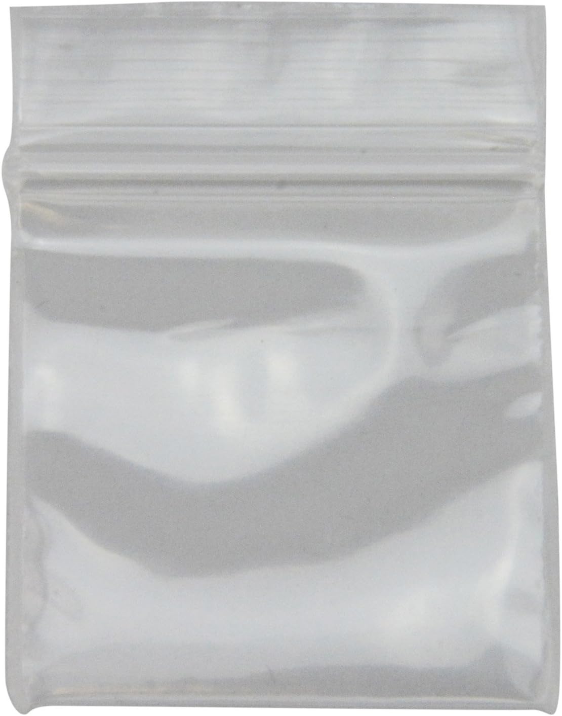 Plastic Zip Lock Bag 1" x 1", Case of 1,000