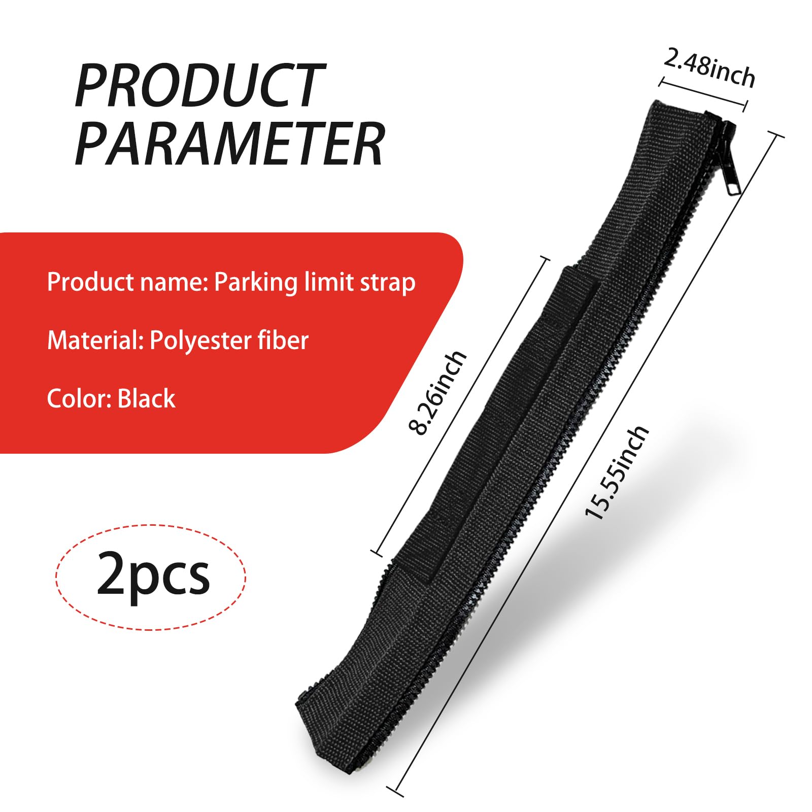 fasebeek 2 PCS Car Door Rope Limit Strap, Zipper Type Strong Stretch-resistant Thickened Webbing, Non-destructive Installation Accessories, Compatible with Jeep Wrangler 2007-2019 TJ JK JL JT (Black)