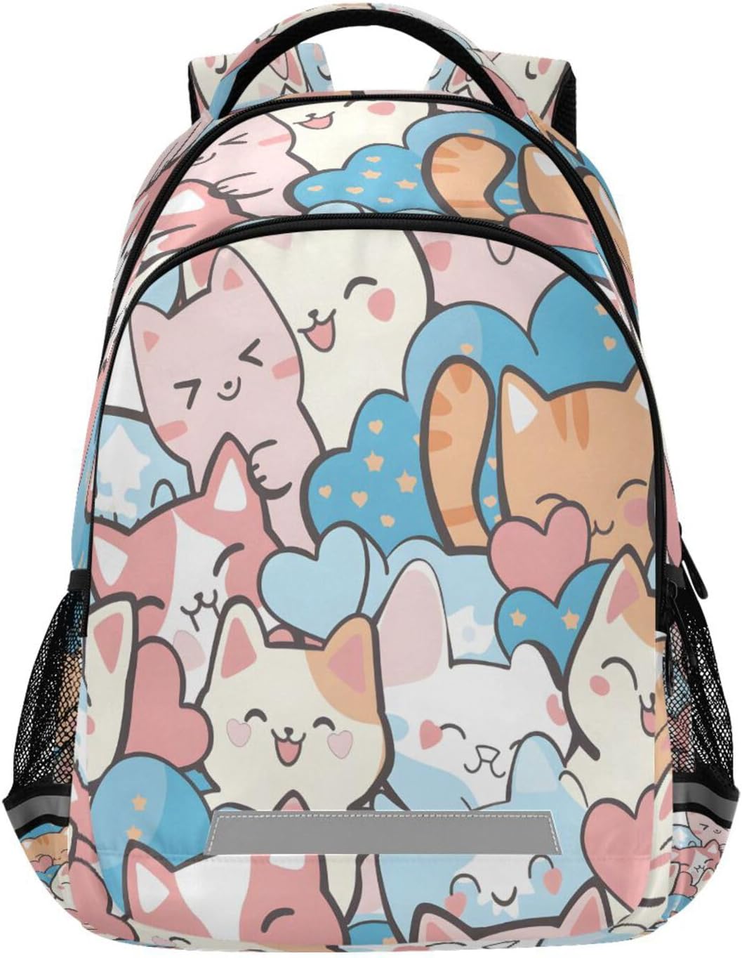 ALAZA Cute Cat Pattern Backpacks Travel Laptop Daypack School Book Bag for Men Women Teens Kids