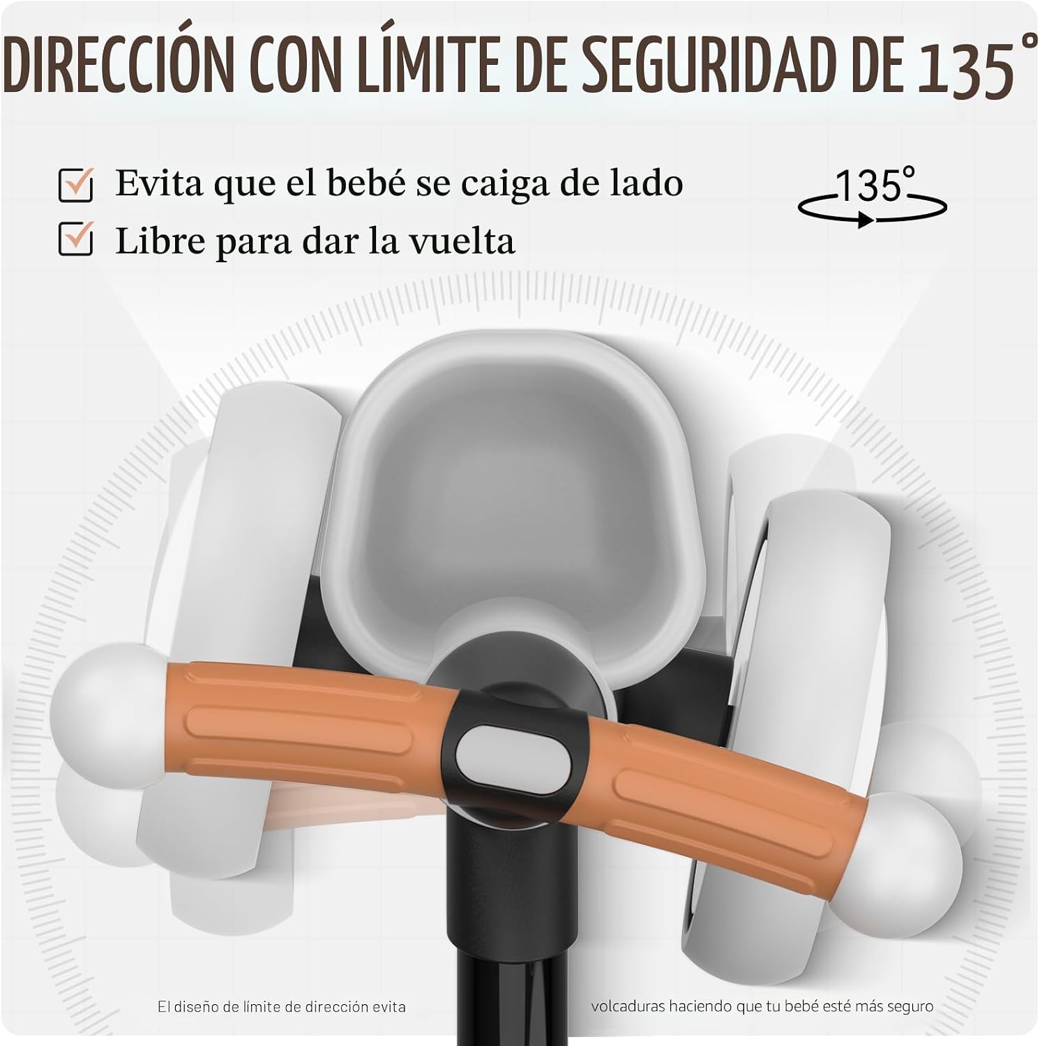 Umatoll Juguete de bicicleta de equilibrio para bebé para niño de 1 año Negro — imagen 8