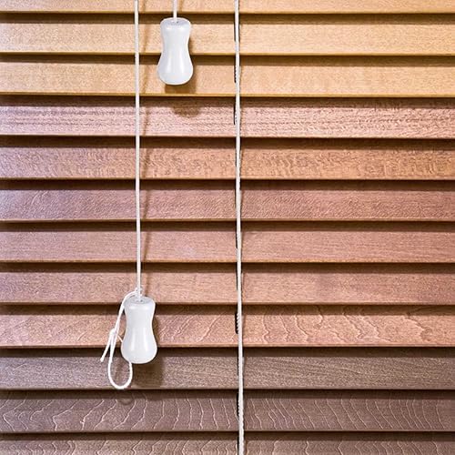 Miniatura 5 de 1 cuerda trenzada para persianas enrollables, de 54 yardas y 0.079 in, color blanco, cuerda de elevación de persianas, cuerda de elevación trenzada