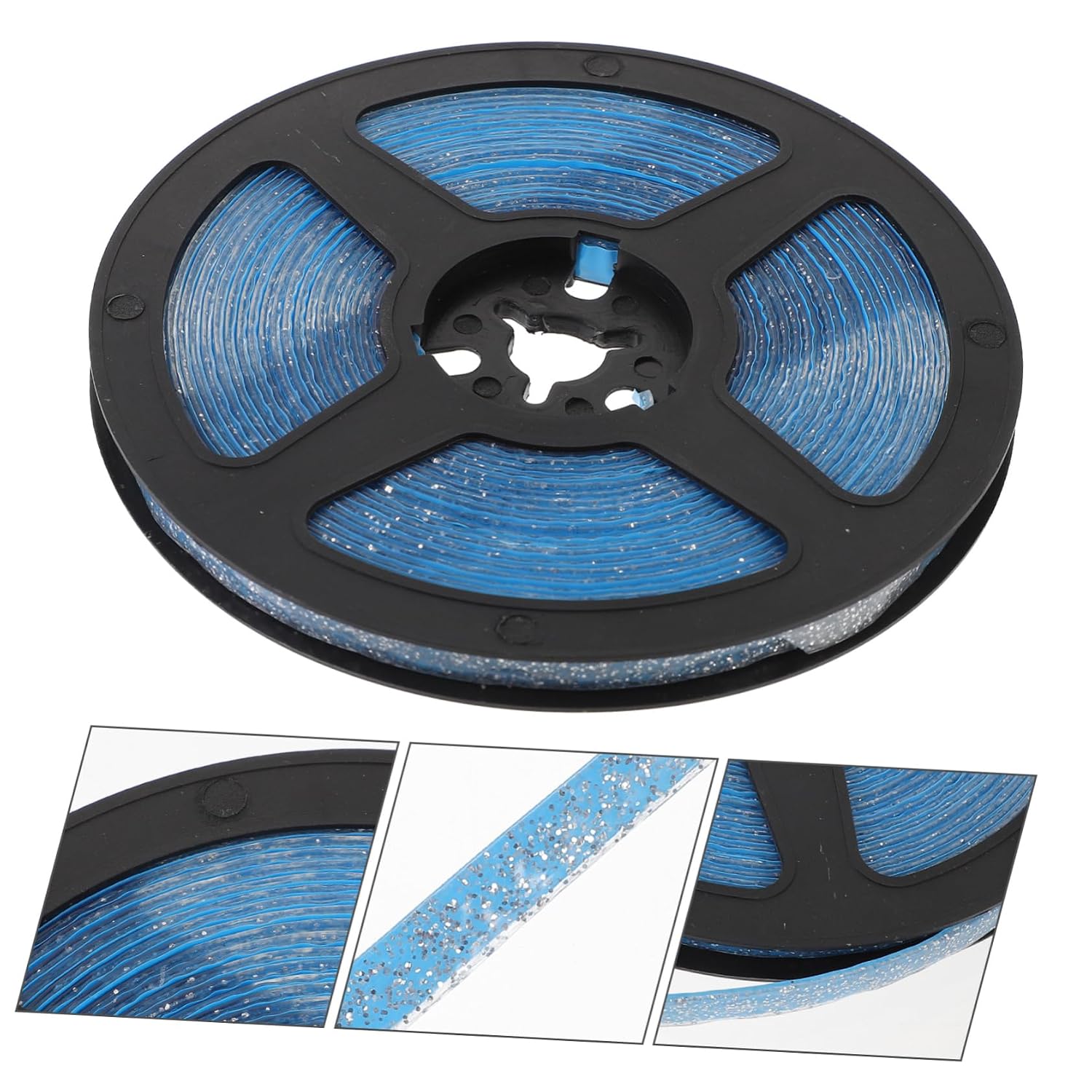 2 Rolls Self Adhesive Caulk Tape Strip for Bathroom Silver