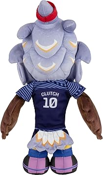 Jazwares FIFA World Cup 2026 USA 8-Inch Plush - Official ClutchTM Bald Eagle Mascot with Blue Uniform, Soft Collectible Toy for Fans - Ages 3+