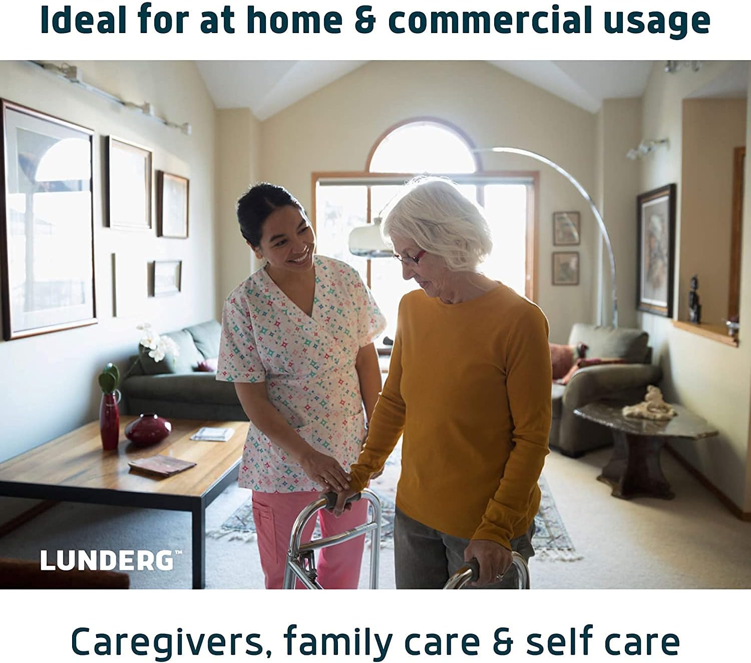 Lunderg Lavender Scented Super Absorbent Commode Pads - Medical Grade Value Pack 100 Count - for Bedside Commode Liners Disposable, Adult Commode Chair, Portable Toilet Bags - Make Your Life Easier : Health & Household