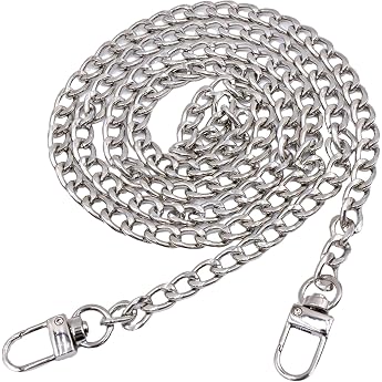 1 x Wallet Chain Metal Bag Chain Silver
