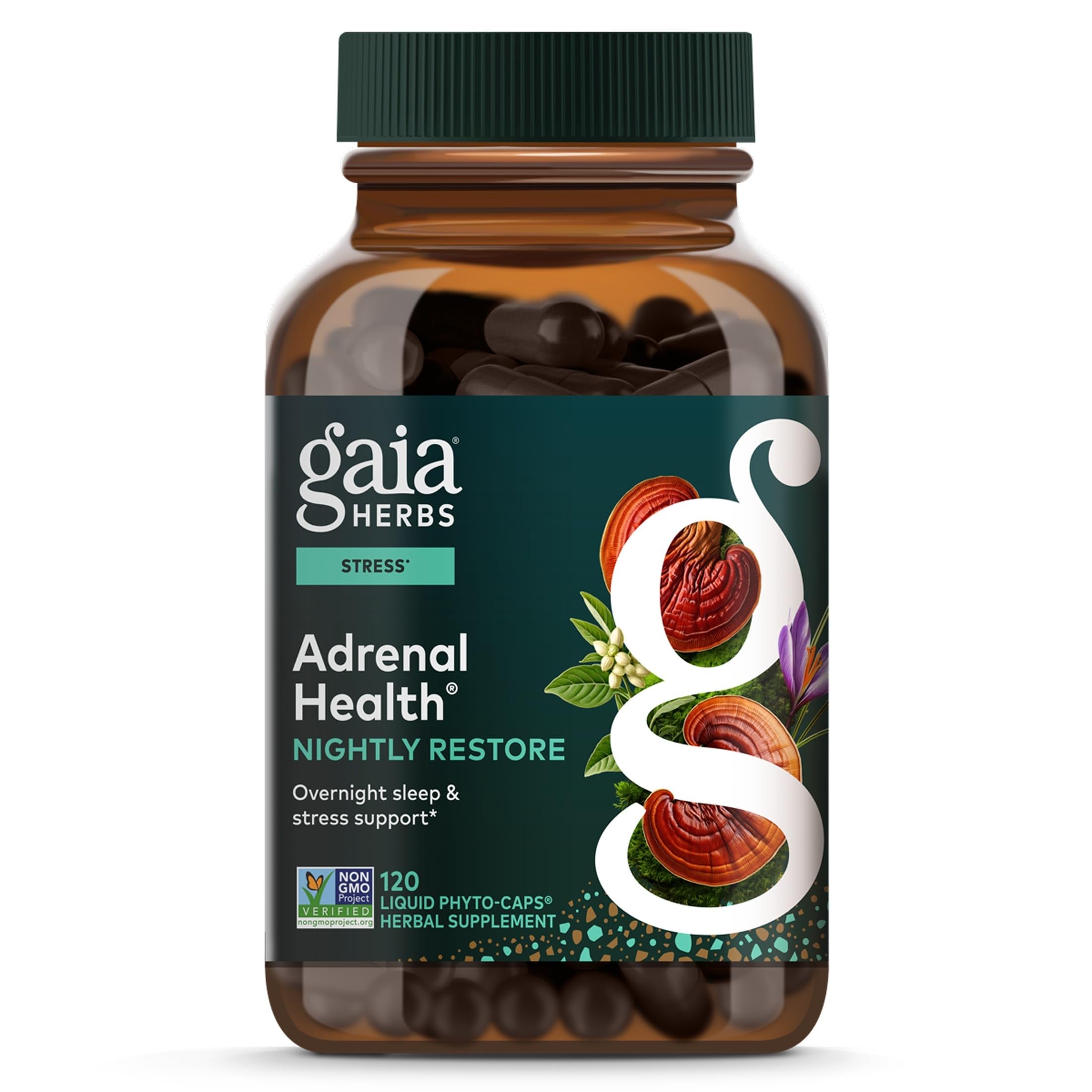 Gaia Herbs Adrenal Health Nightly Restore - glandular extracts | Mubboo