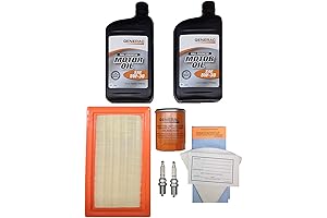Generac Genuine Oil Change Maintenance Kit with Generac 5W-30 Full Synthetic Oil...