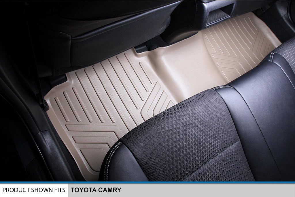 MAXLINER Floor Mats 2nd Row Liner for 2012-2014 Toyota Camry