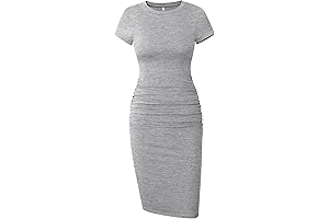 Women's Ruched Sundress: Embrace Casual Elegance