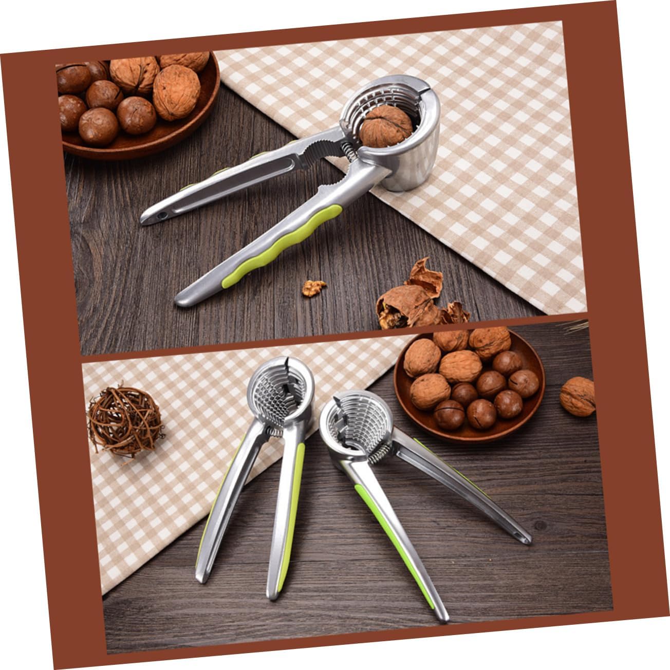 Nutcracker Nut Opener Function Walnut Cracker Tool Sturdy Easy to Clean Portable Nut Pliers Seafood