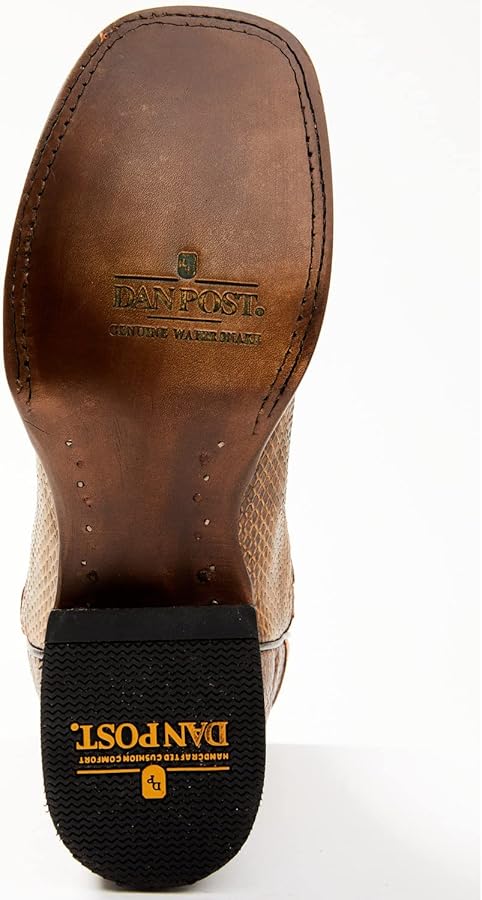 Amazon.com | Dan Post Men's Exotic Water Snake Western Boot Broad