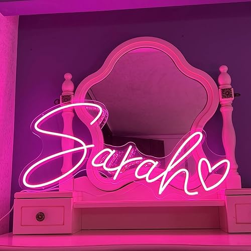 Letrero de neón personalizado, letrero de neón personalizable para decoración de pared, letrero de neón grande personalizado para bodas, fiestas de