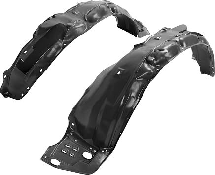 Front Fender Liner Inner Panel Compatible with 2012-2015 Honda Civic Sedan Coupe, Canada or USA Built, w/Insulation Foam Replace for HO1248142 HO1249142 Wheel Liner Splash Guard Left + Right