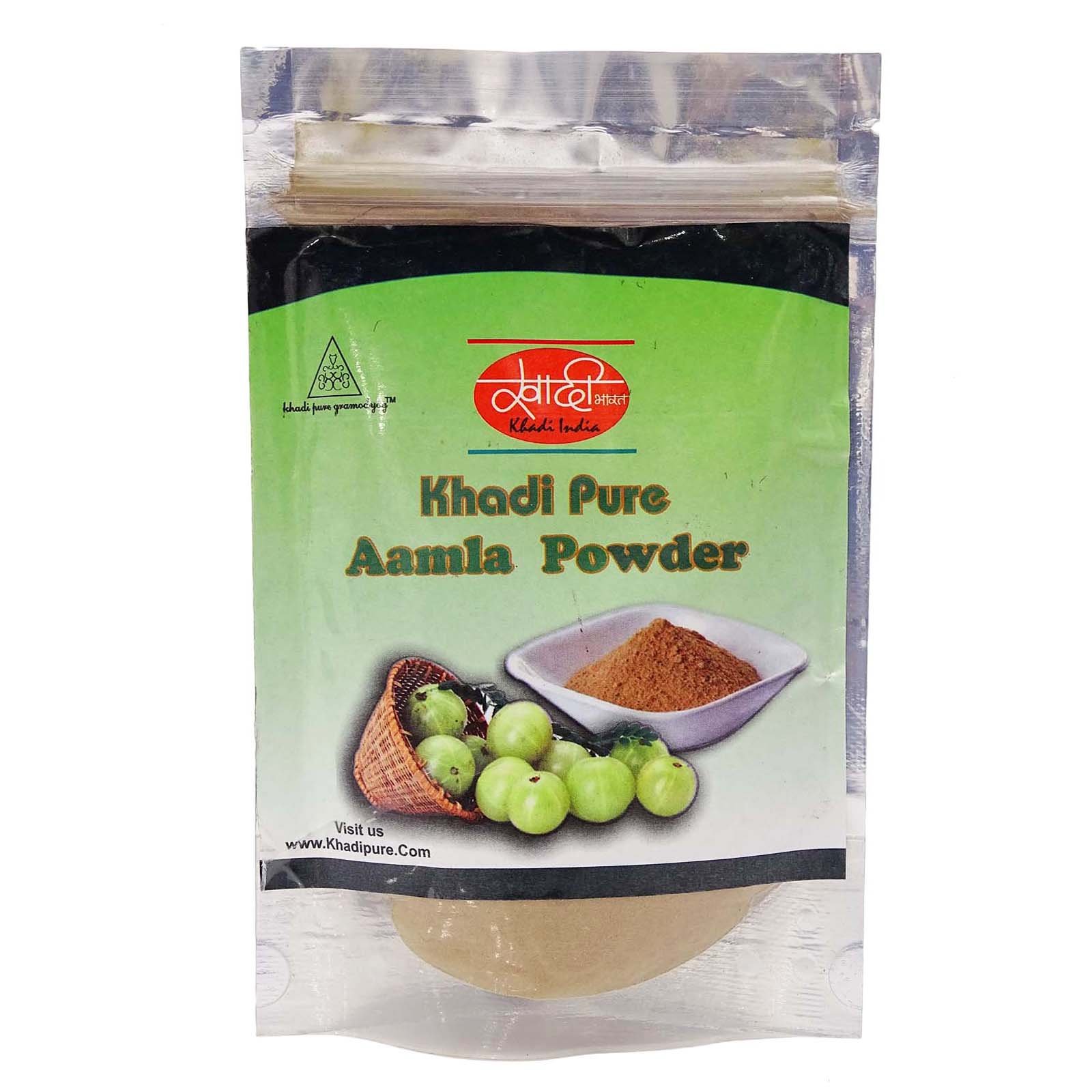 Khadi Pure Gramodyog Herbal Amla Powder, 80g-picture-25