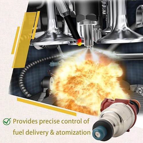 Miniatura 5 de 23250-35040 Inyectores de combustible de rendimiento, compatibles conToyota 2.4L y 3.0L 4Runner 1989-1995, compatible conToyota 2.4L y 3.0L Pickup