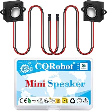 CQRobot Enclosed Dynamic Speaker 3W RMS 4 Ohm 31mmL28mmW Front-Firing