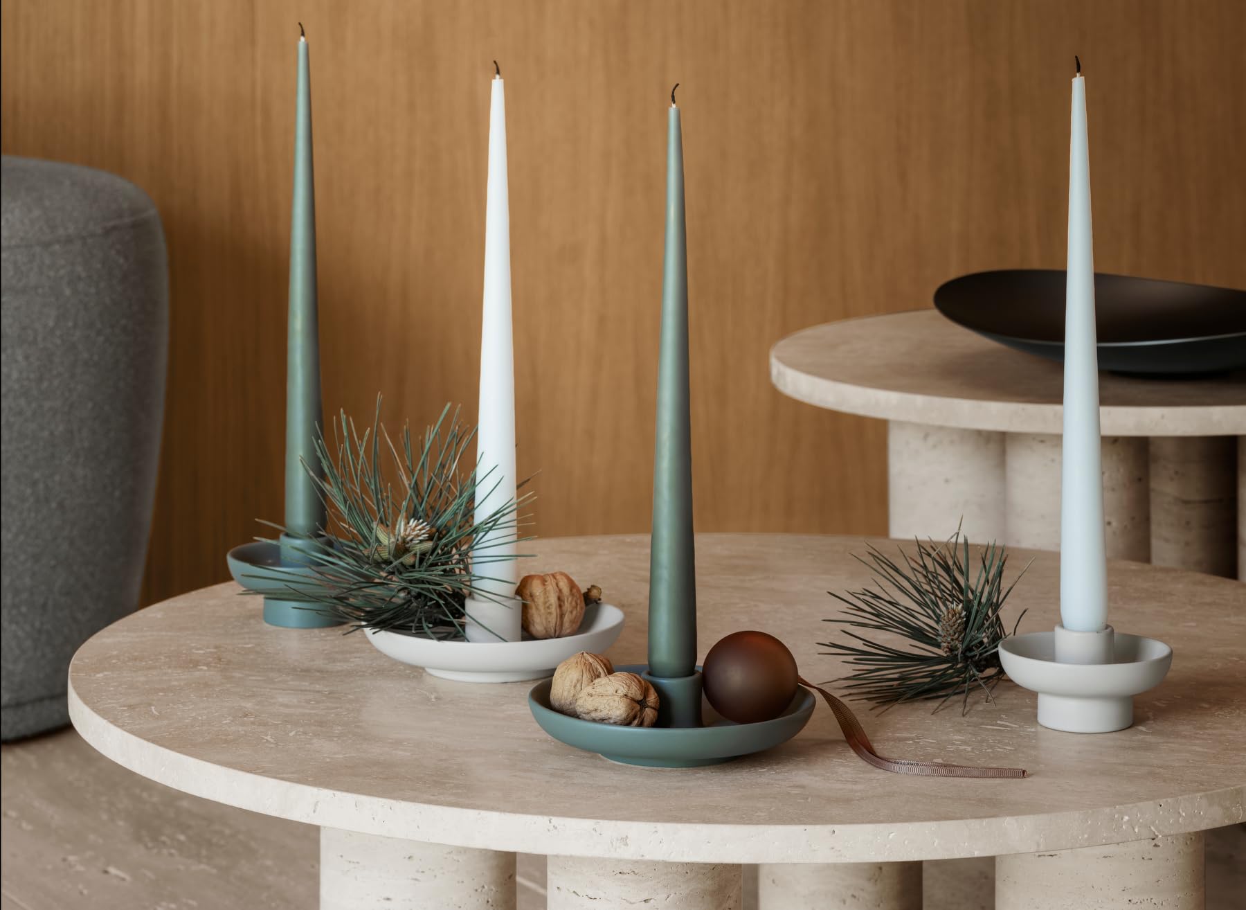 blomus Kerzenhalter -Vela- | Farbe Agave Green | Größe M