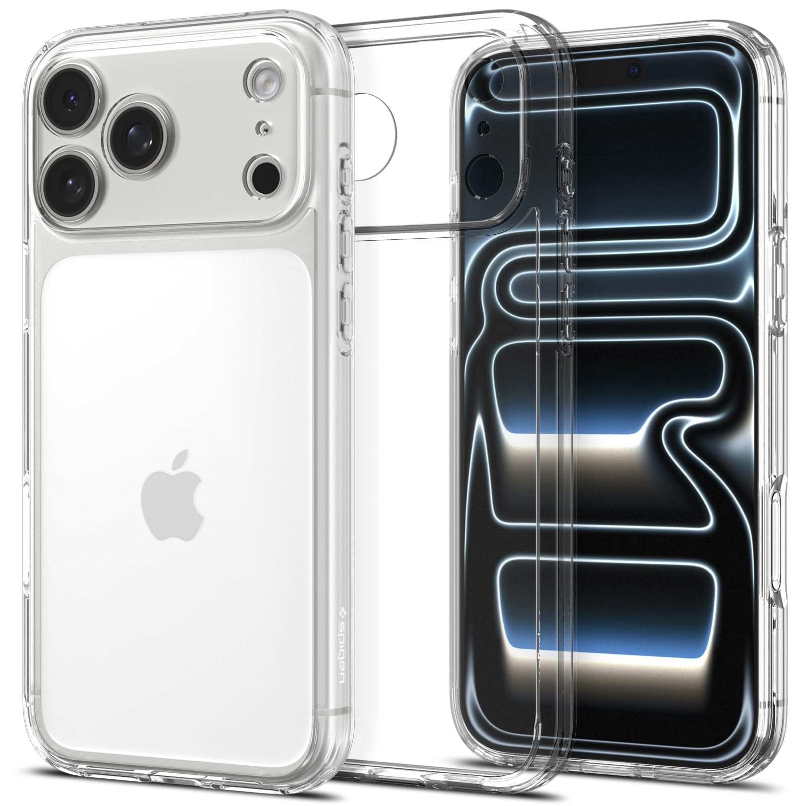 Spigen iPhone 18 Pro Max / 17 Pro Max Hülle Ultra Hybrid -Crystal Clear | Air Cushion Tech, Anti-Yellowing, Militär-Grade Schutz, Spigen Signature Serie