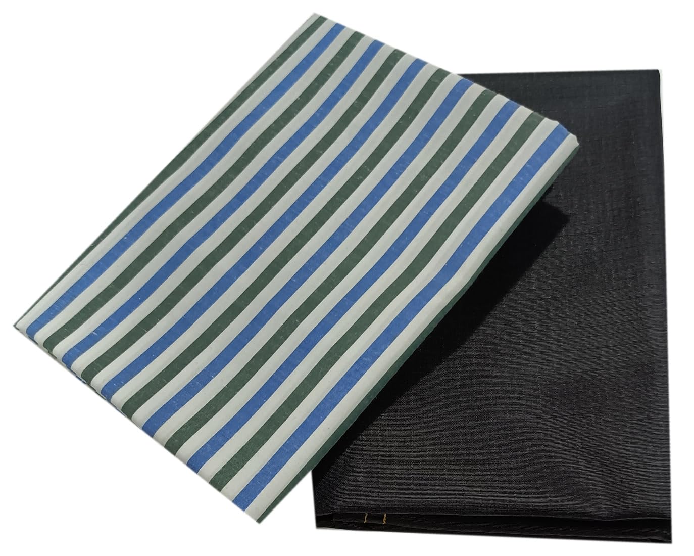 fetiya Premium Unstitched Polycotton Fabric Set for Shirt and Trouser, Striped, Formal Wear, Standard Size (Multicolor)-picture-21