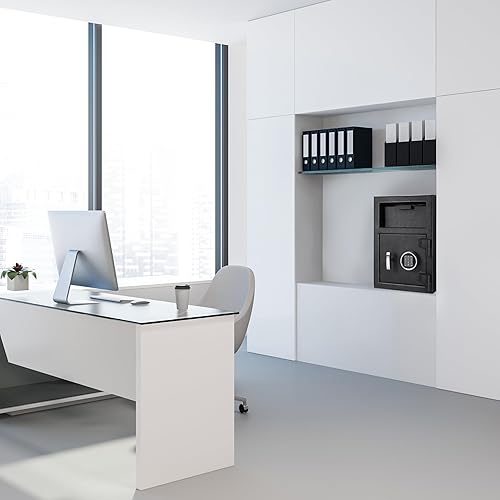 Vista 9 de BARSKA AX12588 - Caja fuerte de seguridad con teclado estándar, 1.03 pies cúbicos