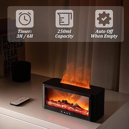 Miniatura 5 de Difusor de aceite esencial para el hogar, humidificadores de dormitorio, aroma de aire, aromaterapia, humidificador ultrasónico, temporizador,