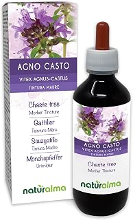 Naturalma Chaste Tree (Vitex Agnus-castus) Fruit Alcohol-Free Tincture - 6.76 fl oz Liquid Extract in Drops - Herbal Supplement - Vegan