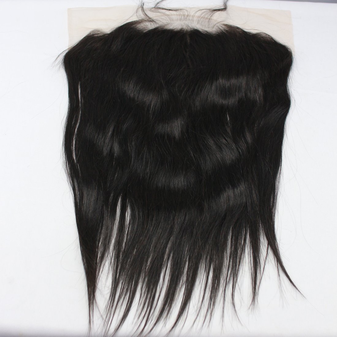 Dreambeauty Transparent Lace Color 13×6" Lace Frontal Closure Free Part Brazilian Remy Human Hair Ear to Ear Pre-Plucked Natural Hairline Lace Frontal Closure with Baby Hair Natural Color (16 inch)